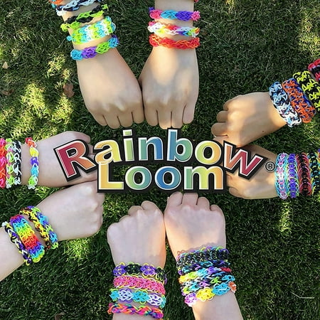Rainbow Loom? Mix Rubber Bands with 24 C-Clips (600 Count), 7+