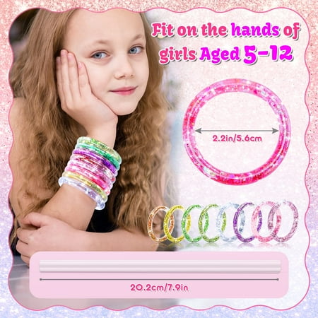 5 6 7 8 9 10 Year Old Girl Gifts, Art and Craft for Kids Age 6-8 Gifts for Girl Toys Age 6-12 Crafts for Girls Ages 7-10 Art Kit Toys for Girls Bracelet Making Kit for Girls Birthday Gift Craft Set