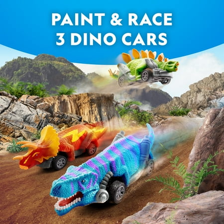 National Geographic Paint Your Own Dino Race Cars Art & Craft Kit for Child 8 Years and up