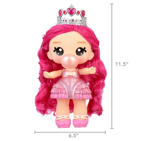 Yummiland Large Doll + Lipgloss Pet- Bianca Bubblegum, Ages 4+