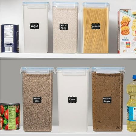 8.5L/287Oz Extra Large Airtight Food Storage Containers, 2 PACK Rice Flour Sugar Baking Supply Containers W/Lids, Airtight Pantry Containers for Kitchen Storage and Organization