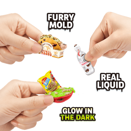 5 Surprise Mega Gross Minis Series 2 by ZURU, Novelty Unbox Surprise, Parody, Slime, Ages 3+