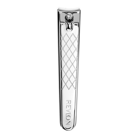 Revlon Accurate Clipping Stainless Steel Adult Toenail Clipper, Silver, 1 Count