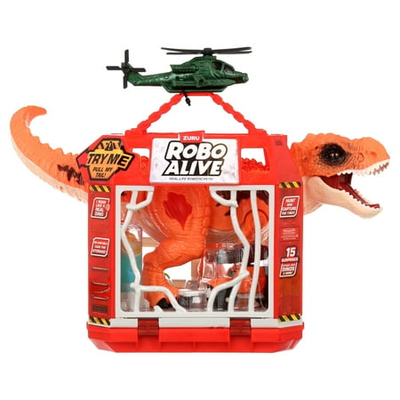 Robo Alive Dino Escape Series 1 by Zuru, Battery-Powered Robotic Light Up Child Toy