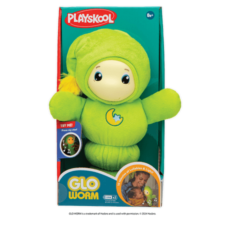 Playskool Classic Glo Worm Plush and Soothing Toy