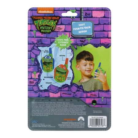Teenage Mutant Ninja Turtles Extended Range Walkie Talkies - Action Figures Children Ages 3+