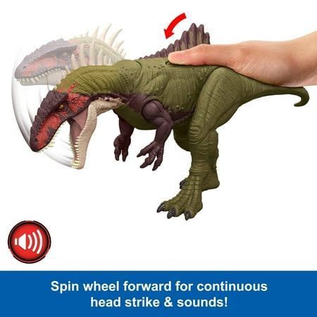 Jurassic World Chaos Theory Battle Roarin? Becklespinax Dinosaur Action Figure Toy, Rampage Strike