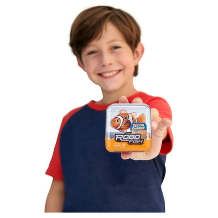 Robo Alive Electronic Interactive Fish Orange, Orange