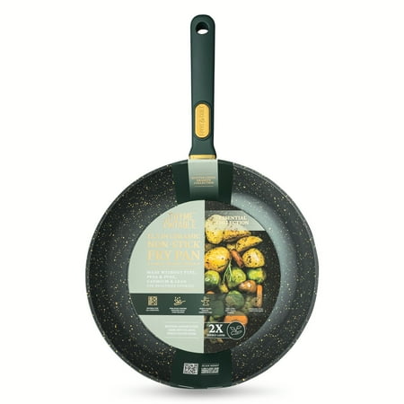 Thyme & Table Granite Collection 12.5" Fry Pan Non-Stick - Hunter Green