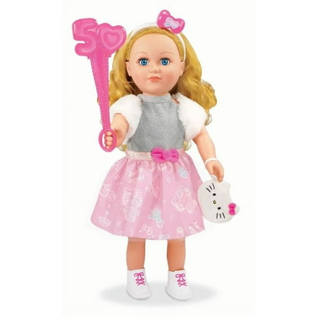 My Life As Poseable Hello Kitty 18" Doll, Blonde Hair, Blue Eyes, 50th Anniversary Edition
