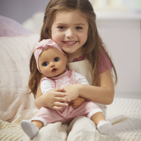 Baby Born My Real Baby Doll Annabell, Blue Eyes: Realistic Soft-Bodied Baby Doll, Kids Ages 3+, Sounds, Drinks & Wets, Tears