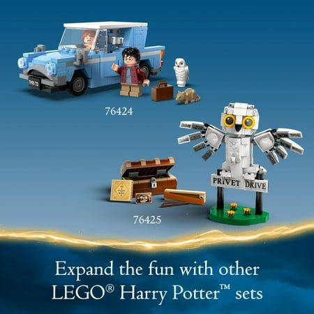 LEGO Harry Potter Flying Ford Anglia, Buildable Car Toy with 2 Minifigures for Role Play, Harry Potter Toy for Kids, Harry Potter Car Fantasy Playset, Gift for Boys and Girls Ages 7 and Up, 76424