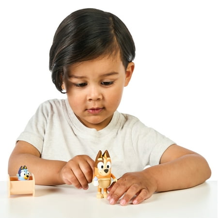 Bluey, 2-Pack Figure Set, Includes Baby Bluey, Toddler Toy