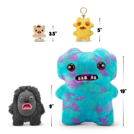 Fuggler Gold Fuggs 9 inch (Hedge Grog), Funny Ugly Monster Soft Plush Collectible Toy by ZURU