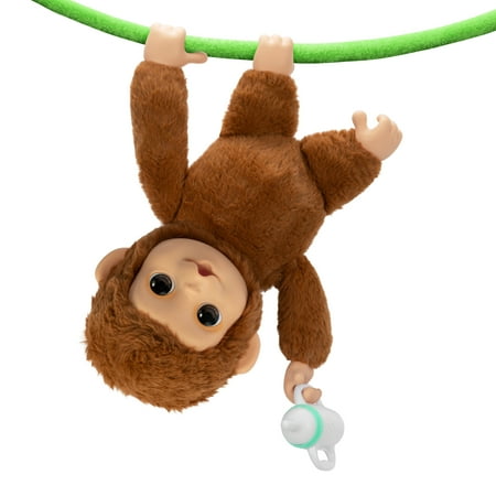Little Live Pets My Baby Monkey Mango, 50+ Sounds and Reactions, Ages 4+