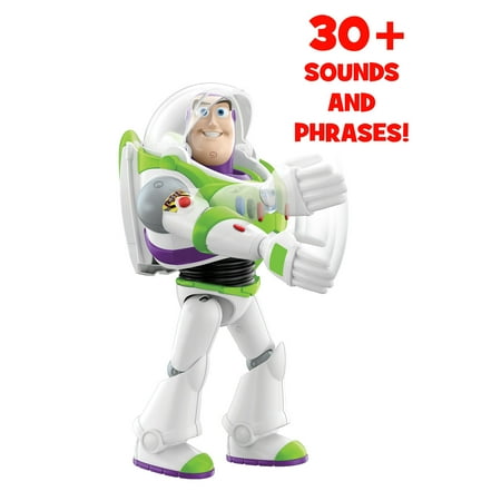 Disney Pixar Toy Story Talking Buzz Lightyear 10-inch Figure with Action Chop, Collectible