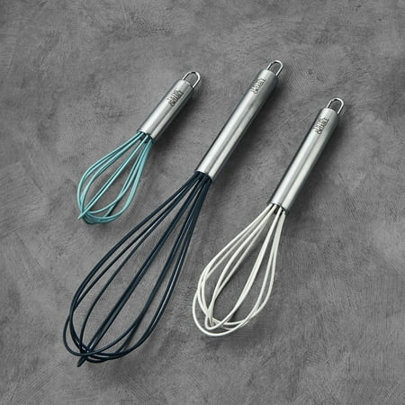 Thyme & Table 3-Piece Silicone Whisk Set, Multi Size