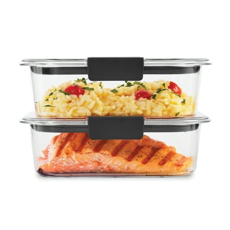Rubbermaid 3.2 Cup Brilliance Stain-Proof Food Storage Container, Set of 2