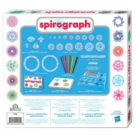 Spirograph Drawing Kit w/ Markers Bi-Lingual