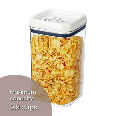Better Homes & Gardens Canister - 9.9 Cup Flip-Tite? Square Food Storage Container