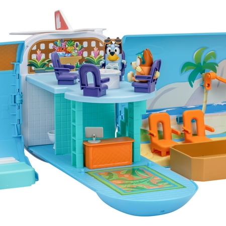 Bluey 3-in-1 Transforming Plane Playset, 25+ Sounds and Phrases, Ages 3+, Toddler Toys