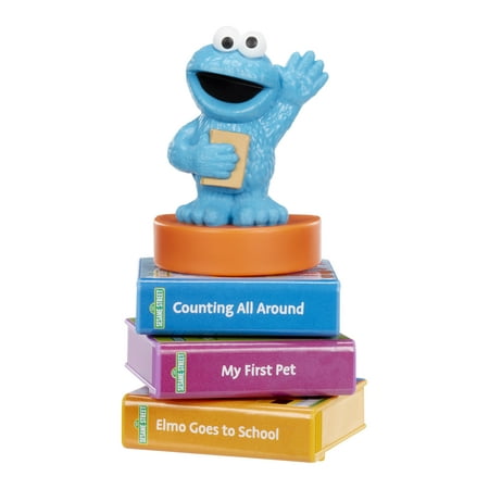 Little Tikes Story Dream Machine Sesame Street Cookie Monster & Friends Story Collection, Storytime, Books, Play Character,Toy Gift for Toddlers Kids Girls Boys Ages 3+ Years