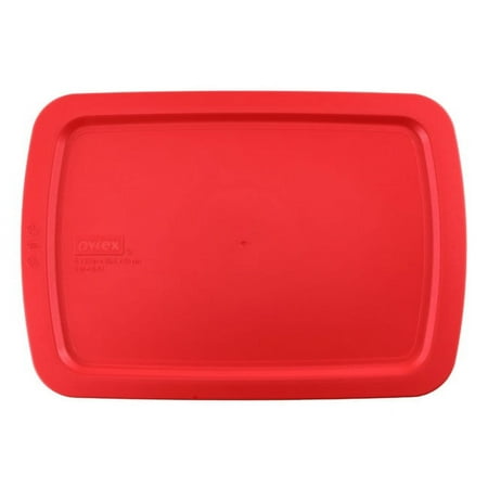 Pyrex Easy Grab Glass Baking Dish with Red Lid, 3-Quart