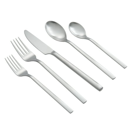 Better Homes & Gardens Holden Flatware Set with Black Handles Service ( 20 Piece)
