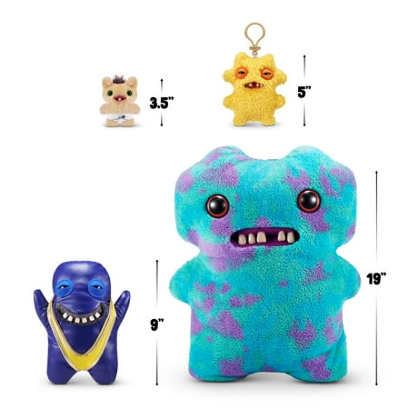 Fuggler Gold Fuggs 9 inch (Shameless Goof), Funny Ugly Monster Soft Plush Collectible Toy by ZURU