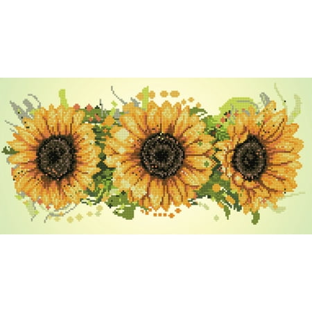 DIAMOND DOTZ? Sunflower Landscape Special Edition Diamond Painting Kit