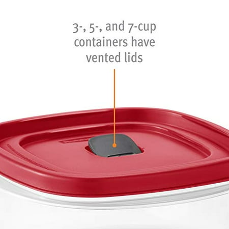 Rubbermaid 2030353 Easy-Find Lid Food Storage Container, 5-Cups - Quantity 1