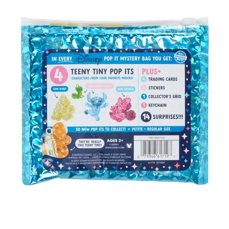 Official Pop It Disney Mystery Bag Collectibles for Children Ages 3+ by Buffalo Games