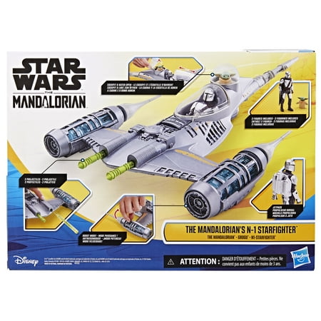Star Wars Epic Hero Series The Mandalorian's N-1 Starfighter, Action Figures, Star Wars Toys