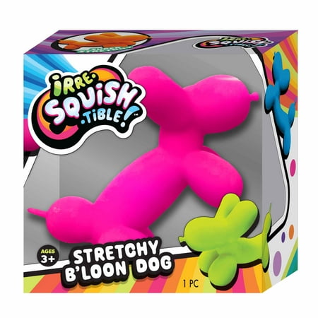 Ja-Ru Irre-Squish-tible B'loon Dog -Child Novelty Toy TPR- 4 Colors, all ages novelty toy
