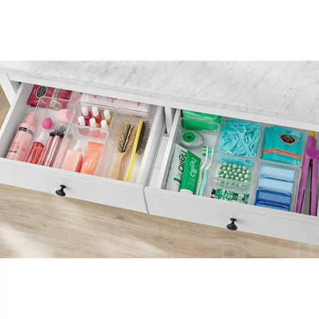 The Home Edit Medium Clear Storage Bin Organizer Insert, 1 Piece, 6.24" x 2.95" x 4.68"