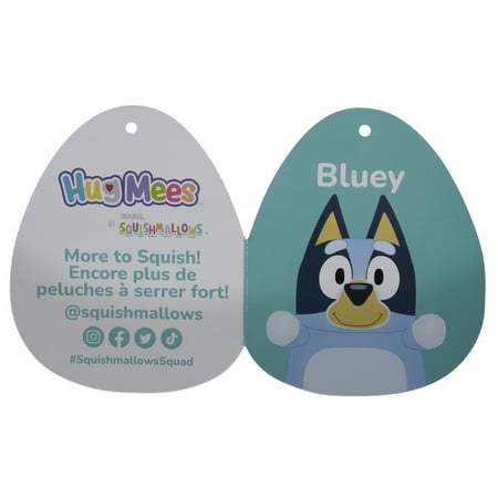 Squishmallows Official Plush 6 inch Bluey - Childs Ultra Soft Stuffed Animal Toy