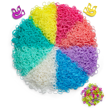 Rainbow Loom Pastel Jumbo Bucket Bracelet Kit, Ages 7+
