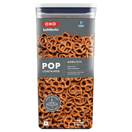 OXO Softworks POP Container - Big Square Tall 6.0 Qt