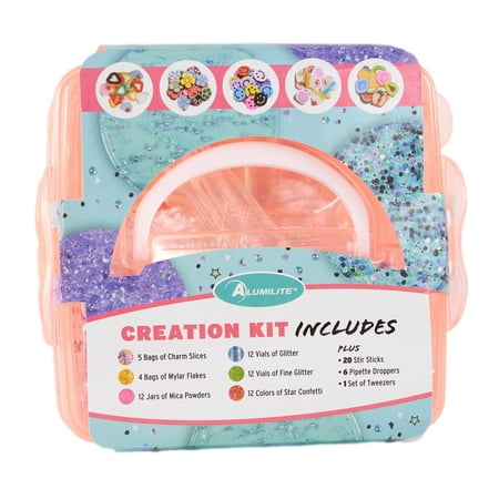 Alumilite Creation Kit - 84 Pieces - Resin & Craft Supplies Kit for molding and casting, Unisex Adult Age 14 & up, Orange