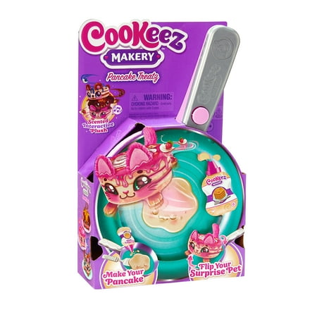 Cookeez Makery Pancake Treatz. Mix & Flip a Plush Best Friend! Scented, Interactive Plush, Ages 5+