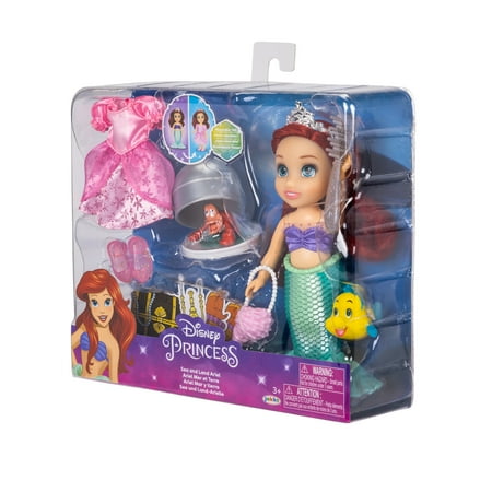 Disney Princess Sea and Land Ariel Petite Doll Set