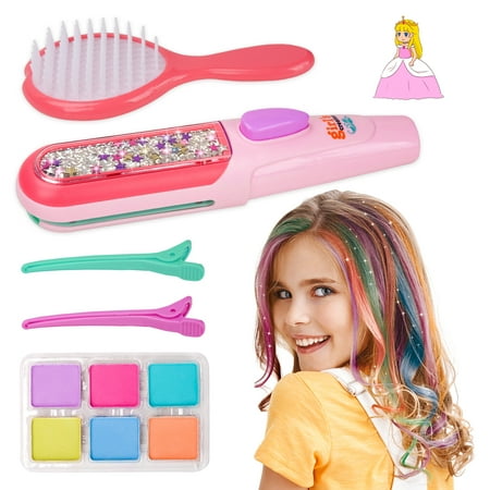 SUNNYPIG Gifts for 5 6 7 8 9 Year Old Girls Boys,Crafts Art Toy Set for 6 7 8 9 10 Year Old Kids Girls Hair Chalk Make up Toy for Girls Decorations Party Birthday Gifts