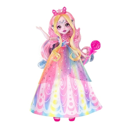 Magic Mixies Magic Mirror 10.5" Supreme Doll, Luna the Butterfly Pixie, 50+ Lights & Sounds, Ages 5+