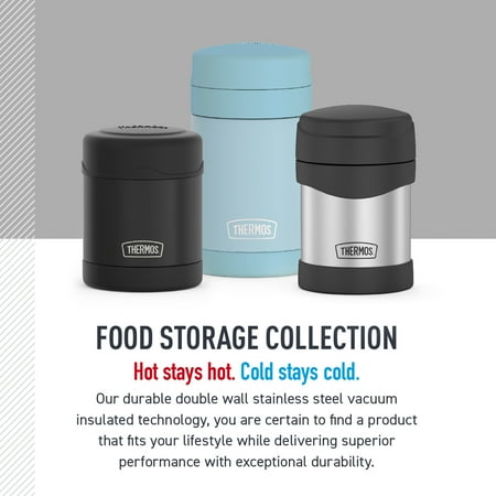 Thermos Stainless Steel Vacuum Insulated Food Jar, Stainless Steel, 10ozSilver,