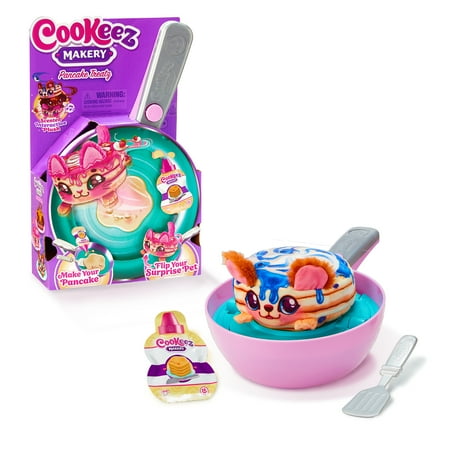 Cookeez Makery Pancake Treatz. Mix & Flip a Plush Best Friend! Scented, Interactive Plush, Ages 5+