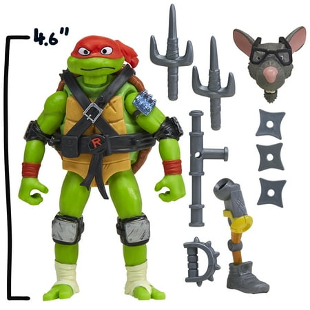 Tales of Teenage Mutant Ninja Turtles: Mutations Mix and Match 4.5" Raphael Basic Action Figure Assortment by Playmates Toys