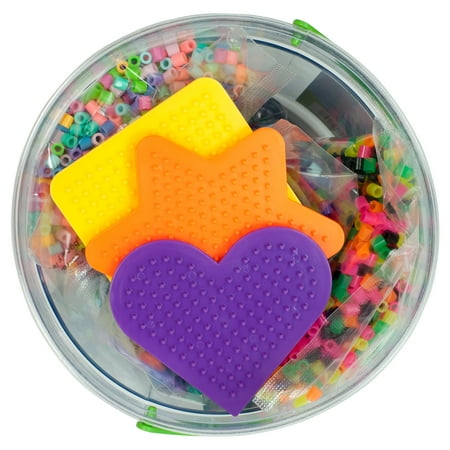 Perler Bead Mania Fused Bead Activity Bucket, Children Ages 6 and up, 8505 Pieces, Craft Kit