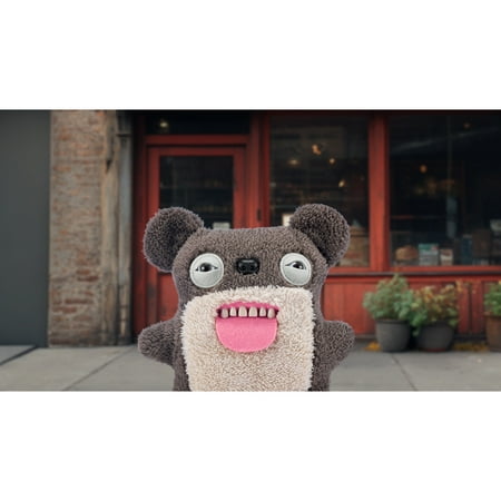 Fuggler New Fuggs on the Block 9 inch (Scarescome Square Bear), Funny Ugly Monster Soft Plush Toy by ZURU