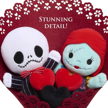 Disney Tim Burton's The Nightmare Before Christmas Valentine 13.5-inch Medium Plush Bouquet