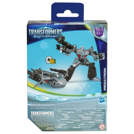 Transformers Toys EarthSpark Deluxe Class Megatron 5" Action Figure for Kids 6+